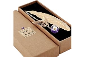 Toirxarn Segnalibro in Metallo a Forma di Piuma con Ciondolo Farfalla – Regalo Originale e Personalizzato per Donna, Mamma, Insegnante o Compleanno – Perfetto per Festa della Mamma o Lettura
