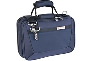 Protec PB307BX - Custodia per clarinetto, della linea Slimline Pro Pac Case, colore blu