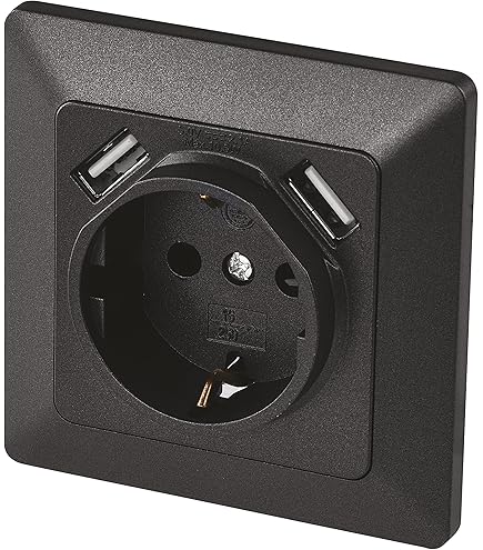 Presa Completa Da Incasso Con 2 Schuko E Coperchio IP55 Fanton 421021 - Foto 2