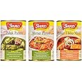 SWAD Ready To Eat Combo Pack Of Paneer Tikka Masala/Palak Paneer/Mutter Paneer Instant Mix Vegetarian with No Added Preservative And Colours - 450gm Each (Pack of 3)