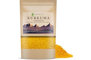 ‎GOURMETIA Gourmetia Kurkuma Pulver 1800g, Kurkuma fein gemahlen – 100% naturbelassen