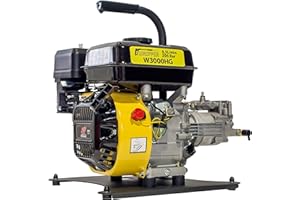 WASPPER ✦ Hidrolimpiadora de Motor de Gasolina 3000 PSI ✦ 196cc con Potencia de Alta presión Jet Hidrolimpiadora Profesional W3000HG portátil Limpiadora para Autos y Patios
