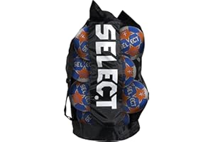 Select Ballon de handball Pouf géant avec compartiment Résine (14–16 balles à main) – Noir