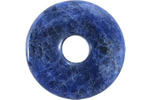 Lebensquelle Plus Sodalith Edelstein Donut | Ø 30 mm Anhänger