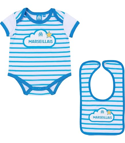 Grenouillère Om Garçon OLYMPIQUE DE MARSEILLE Grenouillère Bébé Garçon Om - Collection Officielle Tenue Sport Marseillaise Grenouillère Om Garçon OLYMPIQUE DE MARSEILLE Grenouillère Bébé Garçon Om - Collection Officielle Tenue Sport Marseillaise