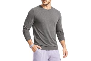 PINSPARK Sweatshirt för män, lätt sporttröja, rund hals, baströja, ribbade muddar, långärmad tröja med dragkedja, höst