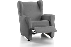 Martina Home Emilia Funda Sillón Relax, Tela, Gris, 33x8x42 cm