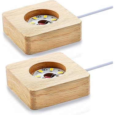 Kleurrijke Led Light Display Base, Display Stand voor Kristallen Glas Art Beeldje Merchandise, Verlichte Zeven Kleur Veranderende Lichten Display