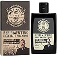 Master Repigmenting Shampoo for Men with Gray Hair | With Baobab Oil and Coloring in 5 Minutes | Provides Natural Light Gray Tone | Ammonia, Oxidant, Peroxide Free | 120 ml