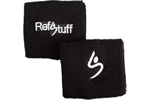 REFSTUFF REFSCORER RefStuff RefSweatbands - Bandas de fútbol para árbitro (par)