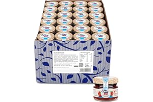 Hero Light | Confettura Fragola, Marmellata Senza Zuccheri Aggiunti, Solo 9 Calorie Per Porzione, Marmellata Monodose In Vetro 48x25 g
