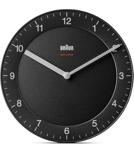 Kienzle DCF Funk-Wanduhr rose gold / schwarz, 25 cm