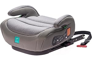 Urban Kanga Wombat Alzador Coche Niño Isofix Elevador 125-150 cm Group 3 (Gris claro)