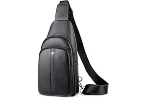 FSD.WG - Zaino a tracolla da uomo, con tracolla, resistente all'acqua