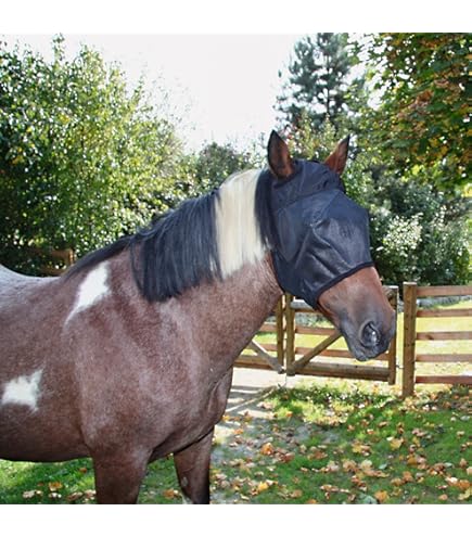 Maschera Anti-mosche Horseware Mio Senza Orecchie - Foto 4