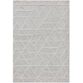 KOZA HOME Alba Gri Krem Halı 19241A 80 x 200