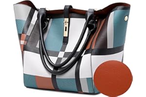 sqlp Bolso Mujer Cuero Moda Marca Bolso Bandolera Grande Capacidad Casual Suave Piel Bolsa de la Compra Bolsa Mensajero negro