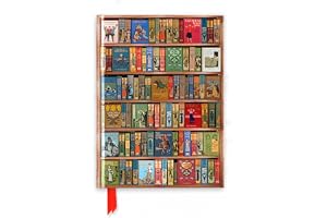 Bodleian Libraries: High Jinks Bookshelves (Foiled Journal): Unser hochwertiges, liniertes Blankbook mit festem, künstlerisch