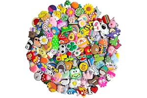 Nityunn Schuhanhänger für Clogs, verschiedene zufällige Auswahl aus PVC, Cartoon-Schuhdekorationen, Zubehör für Sandalen, Weihnachten, Party, Geburtstag, Geschenke