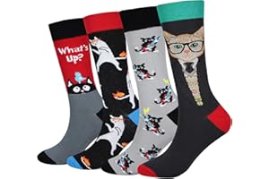 Cansok Chaussettes fantaisie fantaisie pour homme EUR 42-46