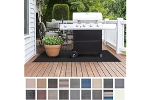 Floordirekt Tapis de protection ignifuge pour barbecue 3 tailles 90 x 120 cm Lucca