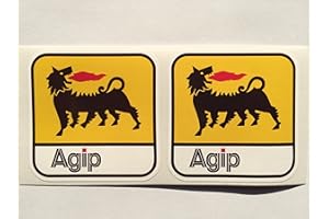 SBD Decals 2 Decalcomanie della AGIP Gas Oil fustellate