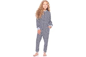 Merry Style Mädchen Schlafoverall Jumpsuit Mädchen Bequeme und warme Schlafanzug Kinder MS10-186