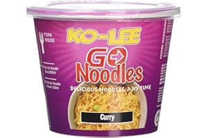 Ko-lee Go Cup Noodles Curry Flavour 65 g (Pack of 6)