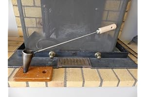 GÉNÉRIQUE Flambadou modéle court 60cm pour chef en cuisine ou barbecue portatif, capucin, flamboir a lard