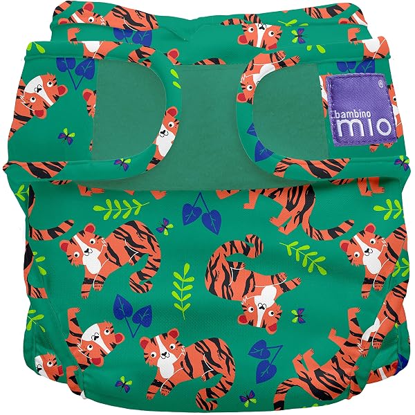 Lot 6 Couches Lavables Blümchen Taille S - Coton Bio Non Blanchi - Préplié