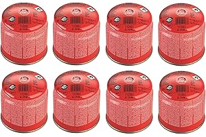 CASELLATO Kemper 1120S1 Lot de 8 cartouches à gaz 190 g avec système de sécurité à membrane