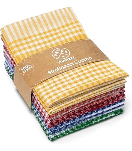 Set 3 Strofinacci Da Cucina DaWo In Cotone 100% - Bordeaux, 50x70 Cm, Con Gancio, Öko-Tex