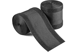 WILLBOND Protector de Cables para Alfombra, Organizador de Cables Solo para alfombras de Oficina Comercial, Negro, 6 m