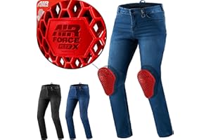 ‎SHIMA SHIMA Rider Motorrad Jeans Herren mit Protektoren Airforce Motorradhose Kurzgrößen Hosen Motorradjeans Protektorenhose