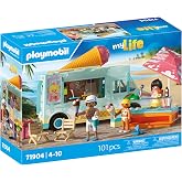 PLAYMOBIL | Vacation on The Beach | Dondurma Kamyonu, S&ouml;rf Mağazalı | 4 Yaşından İtibaren Oyuncak | &Ccedil;ocuklar i&ccedil;in Hediye | Ya