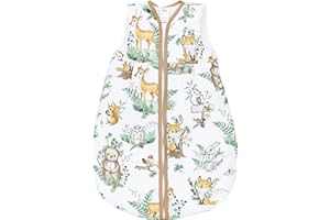 TupTam Gigoteuse Bébé tout au long de l'année, certifiée OEKO-TEX, 2.5 TOG, sans manches, rembourrée