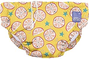 Bambino Mio, Costumino Contenitivo, A Prova di Perdite, Stiloso e Leggero, Freschi Agrumi, Larga (1-2 Anni)
