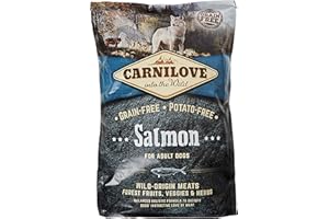 Carnilove Saumon Croquettes pour Chien sans Céréales/Pommes de Terre 1.5kg