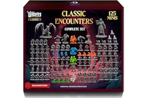 WILDSPIRE Ensemble complet de créatures classiques – Lot 1 + lot 2 – Figurines essentielles monstres DND à peindre en vrac – 120 figurines pour figurines D&D à l'échelle de 28 mm Donjons et Dragons Minis D&D