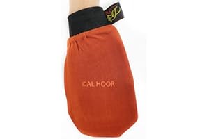 Al HOOR Moroccan Kessa Body Exfoliating Mitt & Glove - Removes Dead Skin, Ingrown Hair, and Fake Tan - Smooths and Clears Blemishes And The Appearance Of Dark Spots Leaving Skin Radiant