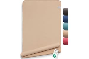 Fit-Flip Toalla Antideslizante Yoga con Tacos de Silicona - Cubierta higiénica para esterillas - Toalla de Yoga de Microfibra de Secado rápido para Deporte y Fitness - Toallas de Pilates