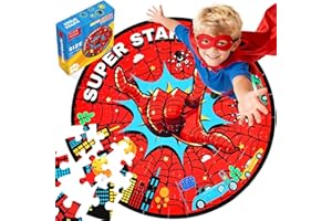 LAIBUY Boys Gifts Toys for 3 4 5 6 7 8 Year Old,Large 70 Piece Jigsaw Floor Puzzles for Kids Ages 4-8,Preschool Learning Toys Christmas Birthday Gifts for 3 4 5 6 7 8 Years Old Boys Girls (Red)