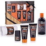 BRUBAKER Cosmetics Set Regalo per Uomini Spa Sport Musk 5 Parti Set Curativo con Gel Doccia, Deodorante, Lozione per Il Corpo