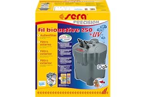 Sera, Fil bioactive, Filtro Esterno con UV, per acquari con 5 Watt UV-C Integrato (Riduce Gli Agenti patogeni, i parassiti e Le alghe)