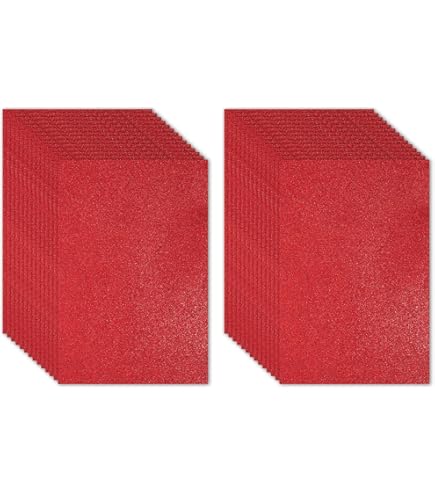 PATIKIL Light Gold Shiny EVA Glitter Foam Sheet 11.8 X 7.9 Inch 2mm Thick Sparkle