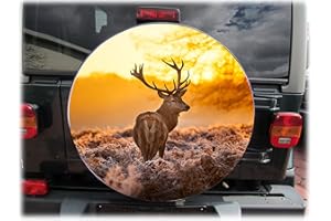 AUTO-BRA AB3-00179 HIRSCH Reserveradabdeckung 68x21 cm Reserveradhülle Ersatzradabdeckung Reifencover Radhülle Tasche Überzieher Schutz hochwertige Planenmaterial und Kunstleder Durchmesser 68cm, Breite 21cm