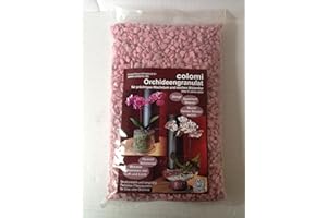 Granulat do storczyków 1 l drobny różowy Colomi Substrat wielkość ziarna 4-8 mm