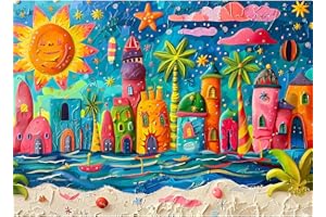 MOJIGE Puzzles 1000 Pieces for Adults jigsaw puzzles for adults 1000 Piece Puzzle Challenging Game for The Whole for Women, Gifts for Men, Theme:Bikini Beach