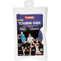Tourna Grip Original Blue Overgrip – 30 Pack Pouch For Tennis, Badminton, Pickleball