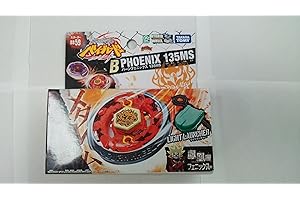 Takara Tomy Beyblades Japanese Metal Fusion Battle Top Starter #Bb59 Burn Phoenix 135Ms Includes Light Launcher!